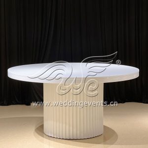 Round Tables at Wedding Reception