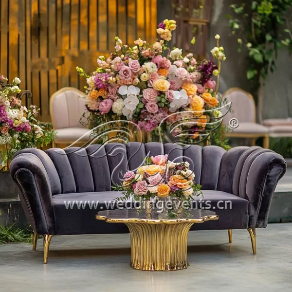 Purple Sofa Couch
