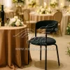 Hotel Banquet Chairs All Black with Unique Design