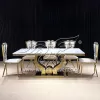 Table Design For Wedding with Sleek White MDF Tabletop