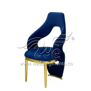Royal Blue Throne Chair