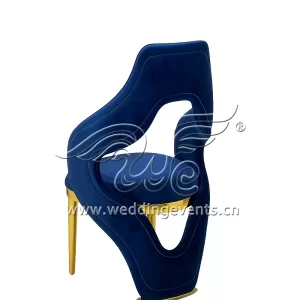 Royal Blue Throne Chair