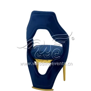 Royal Blue Throne Chair