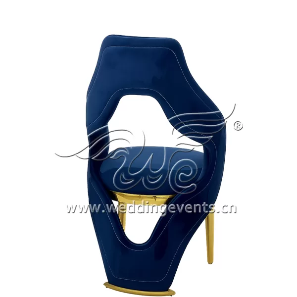 Royal Blue Throne Chair