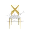 Luxury Wedding Event Chair with Simple X Design Backrest