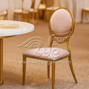 pink wedding chair