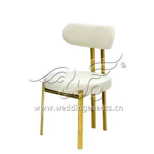 Gold Stainless Steel Event Chair