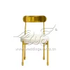 OEM Gold Banquet Chair Stainless Steel Frame for Ceremony