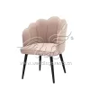 Event Lounge Chair Rental Petal Shape with Black Frame