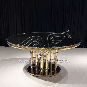Gold Metal Wedding and Event Table