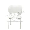 White Party Chair Iron Frame for Elegant Banquet Events